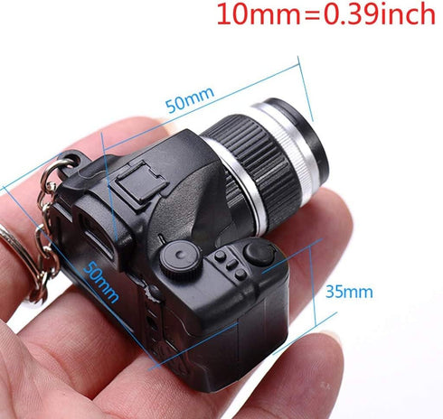 Camera Keychain with Sound, Key Ring Decor Bag Wallet Pendant, Mini Camera Design Keychain Cute Novelty Ring Child Toy Kids Key Chain Pendant Crea...