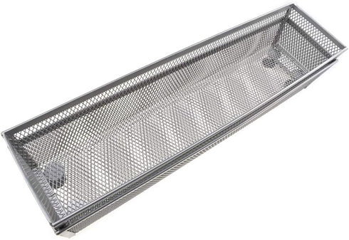 HAHIYO Stackable Mesh Tray Cup 12 x 3 x 2 inches Sturdy Container for Desk Drawer Organizer Collection for Home Office School Kitchen Soft Foam Fe...