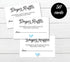 50 Diaper Raffle Ticket Lottery Insert Cards for Blue Boy Heart Baby Shower Invitations, Supplies and Games for Baby Gender Reveal Party, Bring a ...