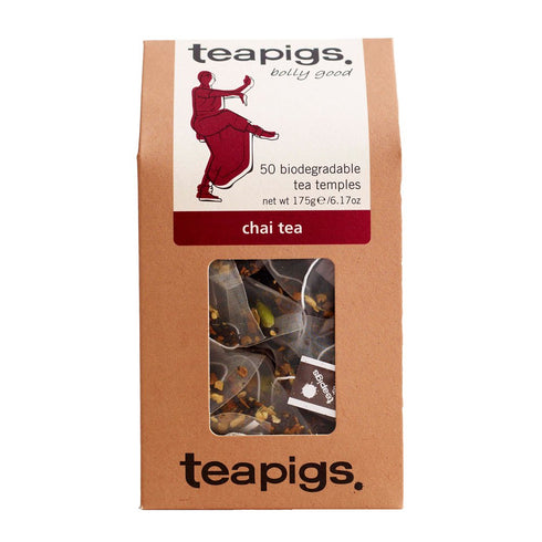 Teapigs Chai Tea Bags Made With Whole Leaves, bold flavor, natural ingredients (1 Pack of 50 Teabags)...