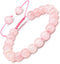 DAZCOLO Handmade Gem Bracelet Adjustable Macrame Gemstone 8mm Round Beads Crystals Quartz Unisex...