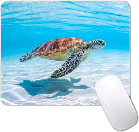 Sea Turtle Mouse Pad Non-Slip Rubber Base Gaming MousePads for Computers Laptop Office,Cute Mouse Pads with Designs for Women,9.5"x7.9"x0.12" Inch...