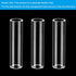WEAVERBIRD 3-Tube Fish Shrimp Feeder Breeding Tube, Aquarium Fish Tank Pipe Shelter Acrylic Transparent Tube Fish Tank Shelter Decorations...