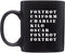 Rogue River Tactical Funny Novelty Coffee Mug - Military Alphabet Foxtrot OFF Black Cup, Great Gift Idea for Military Veteran, 11 Oz, Black...