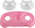 MILIFUN Cat Bowls, Cat Food Bowls Elevated Tilted, Anti Vomiting Kitty Bowls for Puppy and Bunny, Orthopedic Cat Bowls for Indoor Cats. (Pink)...