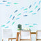 Fish Wall Decals - Ocean & Kids Peel & Stick Removable Wall Stickers for Nursery Room Decor...