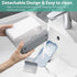 Boperzi Toothbrush and Toothpaste Holder Drainage for Bathroom Countertop with Adjustable Dividers, Large Toothpaste Caddy Organizer Storage Rusti...