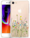 Unov Case Compatible with iPhone SE (2022) iPhone SE (2020) iPhone 8 iPhone 7 Case Clear with Design Embossed Floral Pattern TPU Soft Bumper Shock...