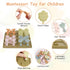 Vicloon Toddler Montessori Toys, Silicone Farm Educational Toys for 1 Year Old, Shape Sorting Vegetable & Fruits Fine Motor Skills Game for 1-3 Ye...