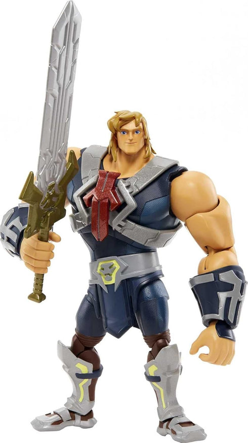 Masters of the Universe Masterverse Animated He-Man Action Figure with Accessories, 7-inch MOTU Collectible Gift...