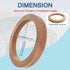 Universal 6.5 Speaker Spacer: 2×6.5 speaker spacer Wooden MDF Speaker Rings for Cars/Boats/Trucks/RV...