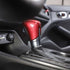 ABS Carbon Fiber Texture Car Center Control Gear Shift Knob Head Trim Cover,Gear Shift Knob Cover for Honda Civic 2022 (Red-Carbon Fber Texture)...
