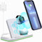 Wireless Charger 4 in 1 Wireless Charging Station Foldable Charging Stand for iPhone 14/13/12/11/Pro/Max/Apple Watch/Airpods Pro(White)...