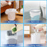 3 Gallon Small Trash Bags with Tie Handles - 10L Wastebasket Liners for Home and Office - Clear, 60 Count...