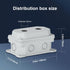 Outdoor Waterproof Electrical Box, ABS Material, Ventilation and Heat Dissipation, Cold Rolled Steel Base Plate and Wall Plate (NP-S)...