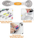 Magnetic Measuring Spoons Set - Stainless Steel Stackable Dual Sided Teaspoon Tablespoon for Measuring Dry and Liquid Ingredients, Measuring Spoon...