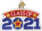 Old World Christmas Class of 2021 Blown Glass 2020 Unique Christmas Ornaments for Christmas Tree Decorations...