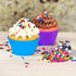 Cupcake Liners - Reusable Silicone Cupcake Baking Cups - Non-Stick Baking Muffins Mold - Use As Lunch Box Dividers - Set of 12 Kitchen Accessories...