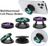 2 Pack Phone Finger Expanding Stand Holder Kickstand Hand Grip Widely Compatible with Almost All Phones and Cases- Purple Butterfly&Blue Butterfly...