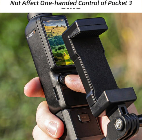 Fergio OSMO Pocket 3 Front Phone Mount Accessories (1/4”Thread Screw), Used with Tripod and Expansion Mount Extension for DJI Osmo Pocket 3......