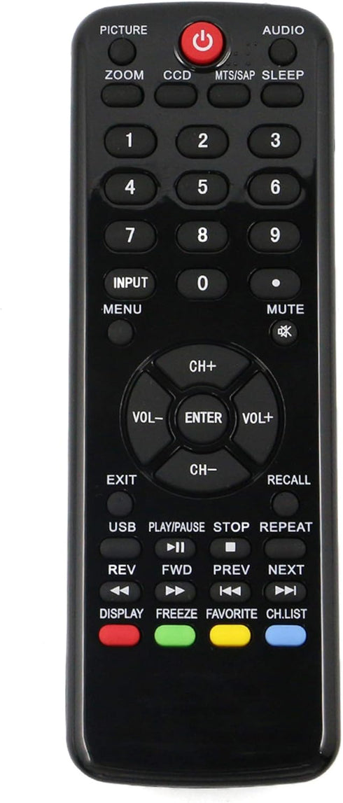 HTR-D09B Replaced Remote Control Compatible with Haier TV TV-5620-135 L32A2120A LE46A2280 LE46F2280 LE50F2280 LE29F2320 LE22D3380 Le24d33800 LE29F...