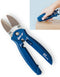 Zibra Open-It! All-In-One Multi Tool with Heavy-Duty Scissors, Box Cutter, Screwdriver, and Package Opener, Blue...