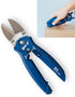 Zibra Open-It! All-In-One Multi Tool with Heavy-Duty Scissors, Box Cutter, Screwdriver, and Package Opener, Blue...