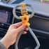 Sensory Fidget Robot Toys LED Light Up for Kid Toddlers, Suction Cup Poseable Action Figures Robot Telescopic Pop Tubes ADHD Autism Travel Toys Pi...