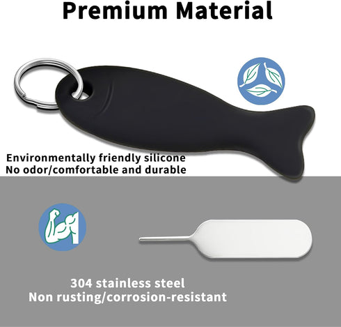 SIM Card Holder Contains Eject Pins Needle Opener Ejector for iPhone, Universal SIM Card Removal Tool for Smartphone (CPPIN-BK)......