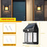 Solar Sconce Lights - Outdoor Solar Lights Porch Lightspatio Wall Light Fixture Human Body Sensor Lighting from Dusk to Dawn 3 Modes for Terraces,...