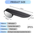 2 PCS Car Side Rearview Mirror Rain Eyebrow Blind Spot Mirror, Carbon Fiber Two-in-one Rain Reflective Protector, 360 Drgree Adjustable Reversingr...