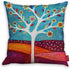 laime Throw Pillow Covers Natural Pattern Decorative Pillowcases 18x18inch (4 Pieces Set) Pillow Cases Home Car Decorative Trees and Birds...