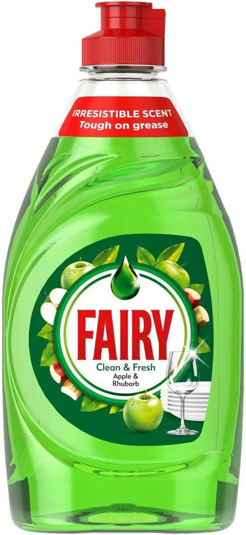 Fairy Clean & Fresh Washing Up Liquid Apple 320ML...