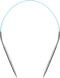 Size 6 Circular Knitting Needles 16 Inch Set Round Metal Kit...