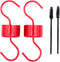 Large Ant Moat for Hummingbird Feeders, Metal Bird Feeder's Hook - Ant Guard for Bird Feeders, Plant Baskets, Bird Houses - Red Color (2 Ant Moats...