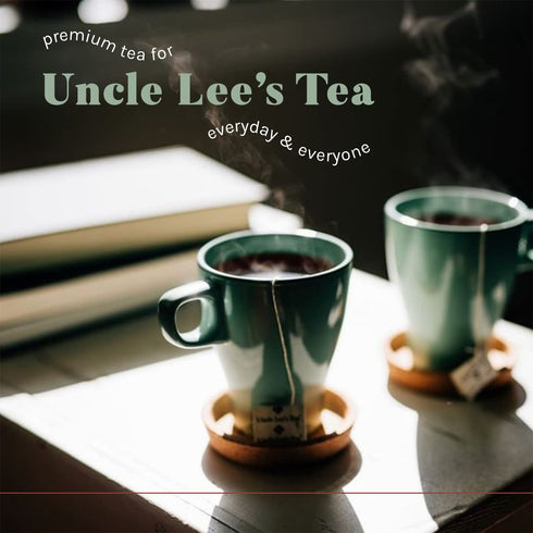 Uncle Lee's Tea Organic Decaf Green Tea, 100% Natural Premium Green Tea Bags, Fresh Flavor, Enjoy with Honey, Hot Tea or Iced Tea Beverages, 18 Te...