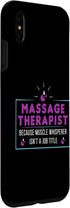 iPhone XS Max Massage Therapist Muscle Whisperer Uniform Spa Relaxation Case...