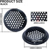 20Pcs Circular Air Vents Black Soffit Vent, Stainless Steel Round Vent Mesh Hole Louver for Kitchen Bathroom Cabinet Wardrobe, 2"(53mm) Mounting D...