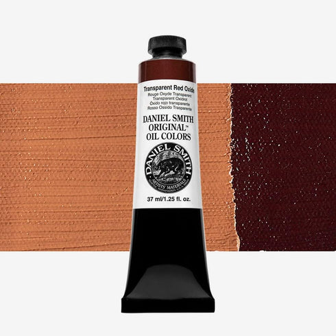 DANIEL SMITH Original Oil Color Paint, 37ml Tube, Transparent Red Oxide, 284300125...