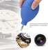 Air Blower Blaster Pump, 135mm Soft Rubber Dust Blower, Portable Dust Cleaner with Metal Head, Wristwatch Parts Cleaner Tool for All DSLR Camera a...