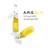 HKS 60PCS Piggyback Spade Connector Yellow 12-10 AWG - Heat Shrink Electrical Quick Disconnect Wire Connectors Kit - Tinned Red Copper - Automotiv...