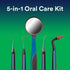 DenTek Professional Oral Care Kit, with Advanced Clean Tools including Dental Pick, Scaler, Stimulator, and Dental Mirror...