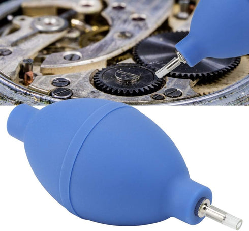 Air Blower Blaster Pump, 135mm Soft Rubber Dust Blower, Portable Dust Cleaner with Metal Head, Wristwatch Parts Cleaner Tool for All DSLR Camera a...