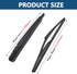 Rear Windshield Wiper Arm & Wiper Blade Set for Nissan Rogue 2008-2013,Juke 2011-2016,Nissan Qashqai 2008-2013 Rear Windshield Back Wiper Arm Blad...