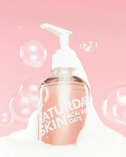 Saturday Skin Hydrating Gentle Facial Gel Cleanser Makeup Remover Sensitive Skin Face Wash Antioxidant Vitamin Brightening Smoothing | Korean Skin...