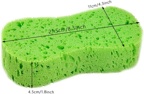 5pcs Car Wash Sponges Multi-Functional Large Cleaning Sponges Kitchen Handy Wash Scrubber Kit...