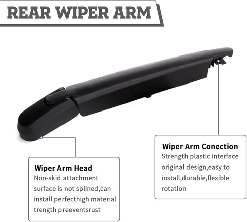 Rear Wiper Arm Blade Nut Set Replacement for KIA NIRO 2017-2020, Rear Wiper Cover Accessories Assembly, Wiper Cap Set for Back Windshield Window S...