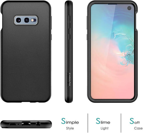 SURITCH Case for Samsung Galaxy S10e,?Built in Screen Protector??Support Wireless Charging? Rugged Back Cover Hybrid Bumper 360 Protective Case Ma...