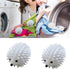 2pcs Silicone Hedgehog Laundry Balls, Anti-tangling and Stain-Removing Laundry Balls for Household and School Washing Machines...