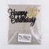 PALASASA Black Gold Glitter Happy Birthday cake topper - 30 Anniversary/Birthday Cake Topper Party Decoration (30th)...